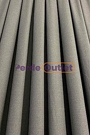 Hazır Ölçü Keten Vizon Fon Perde