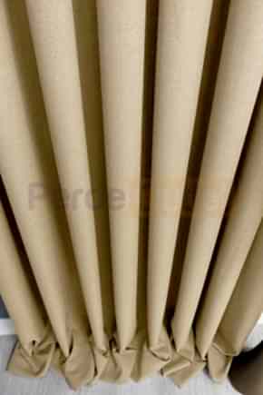 Açık Bej Keten Fon Perde