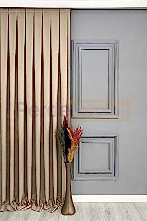 Açık Gri Düz Fon Perde