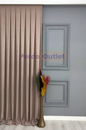 Pudra Düz Fon Perde