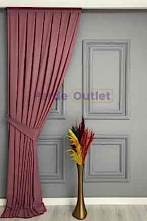 Gül Kurusu Düz Fon Perde