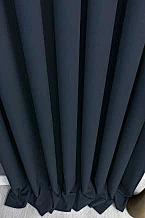 Koyu Petrol Rengi Keten Fon Perde