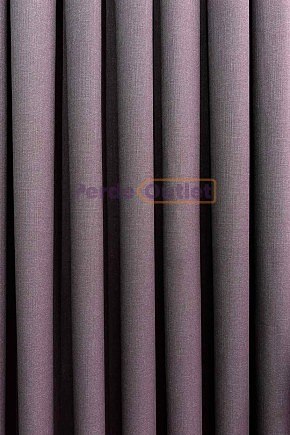 Mürdüm Rengi Keten Fon Perde