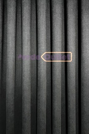 Siyah Düz Fon Perde