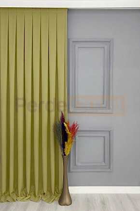 Su Yeşili Düz Fon Perde