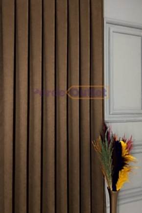 Sütlü Kahve Düz Fon Perde