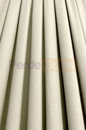 Taş Rengi Keten Fon Perde