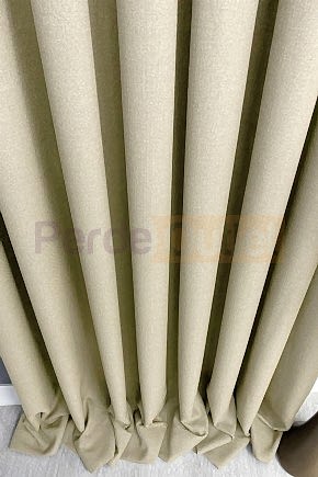 Taş Rengi Keten Fon Perde