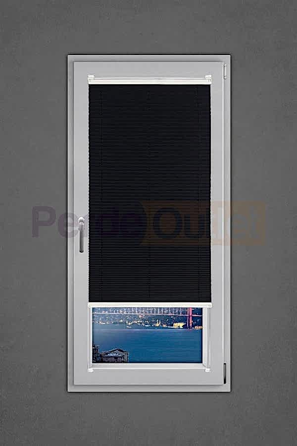 Antrasit Plise Perde