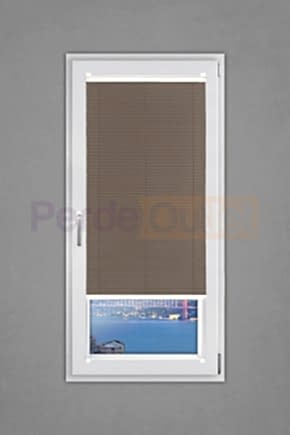 Açık Kahve Plise Perde