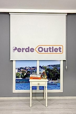 Beyaz Blackout Karartma Stor Perde