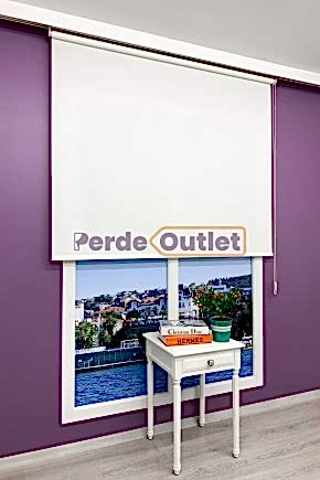 Beyaz Düz Mat Stor Perde