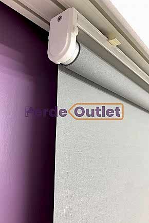 Koyu Gri Düz Mat Stor Perde