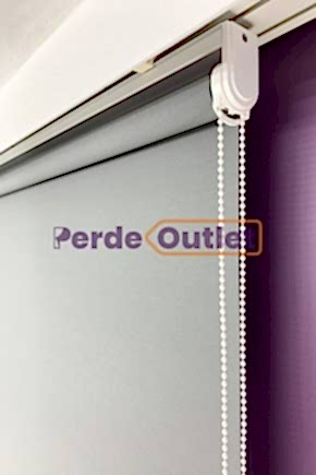 Koyu Gri Düz Mat Stor Perde