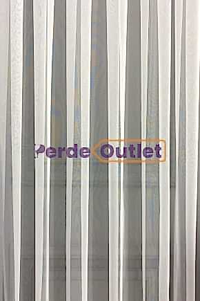 Hazır Ekru İnce Zırh Tül Perde