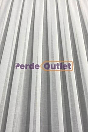 Hazır Ekru Keten Tül Perde