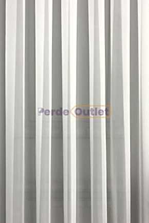 Hazır Krem Düz Tül Perde