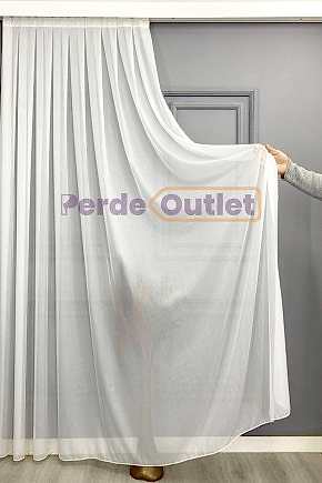 Ekru Bambu Tül Perde