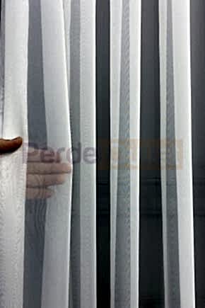 Ekru Düz Tül Perde