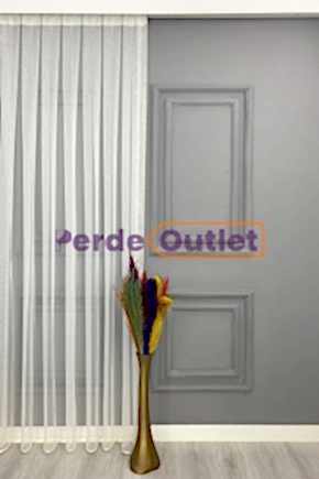 Ekru İnce Zırh Tül Perde