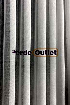 Ekru Kareli Düz Tül Perde