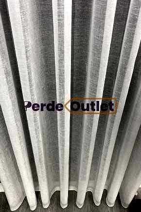 Ekru Keten Tül Perde