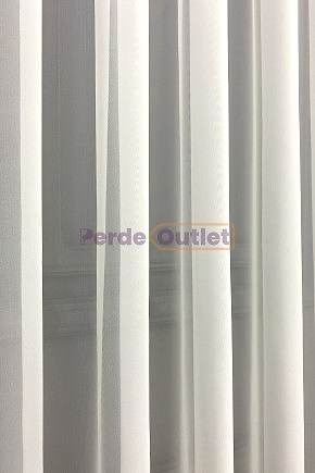 Krem Düz Tül Perde