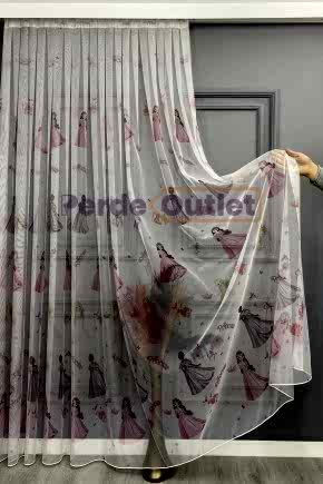 Prensesli Tül Perde