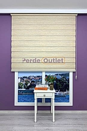 Sütlü Kahve Bambu Zebra Perde